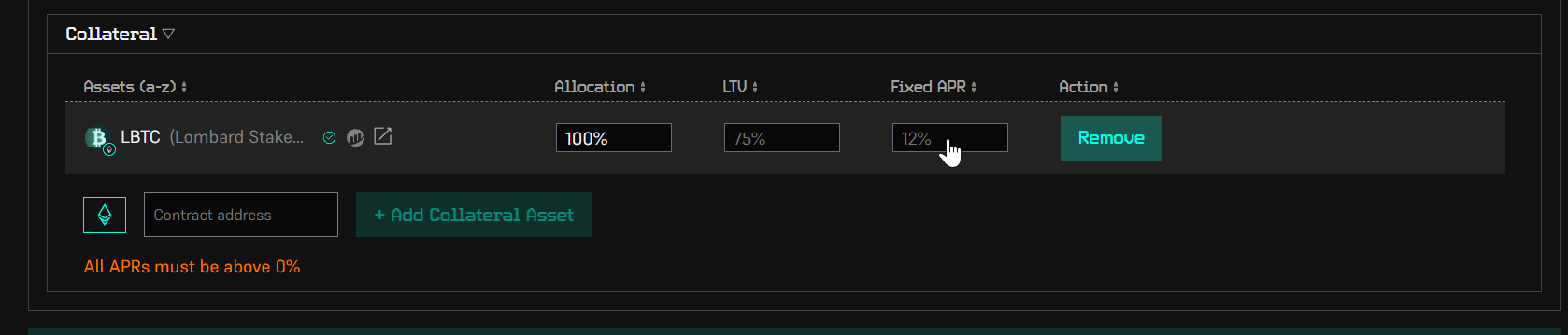 Step 6.5: Set LTV